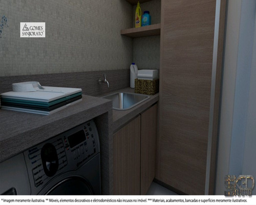 Apartamento A Venda No Bairro Vila Pires Em Santo André - Sp. 1 Banheiro, 2 Dormitórios, 1 Suíte, 1 Vaga Na Garagem, 1 Cozinha, Área De Serviço, Sala De Estar, Sala De Jantar. - 2631 - 34724744
