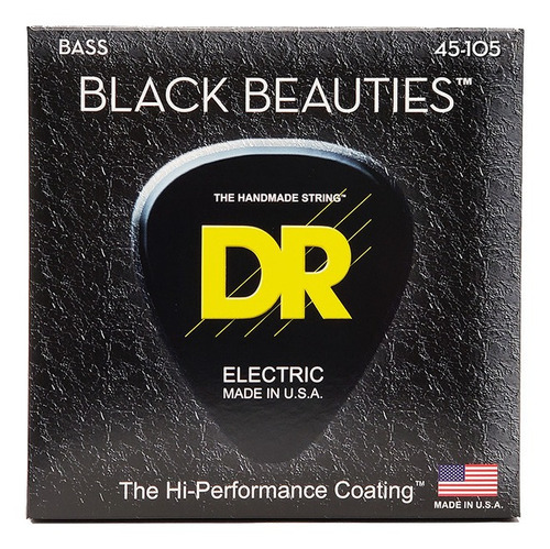 Cuerdas Bajo Dr Bkb-45-105 Modelo Black Beauties Medium
