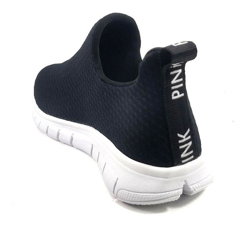 Imagen 5 de 7 de Zapatillas Urbanas Mujer Elastico Tela Livianas Confort