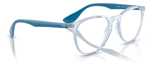Lentes Ray Ban Oftalmico Rx7046 Erika Colores Color Transparent Light Blue 8341