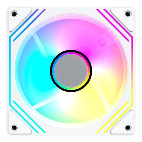 Kit Ventoinhas Acegeek Neon, Argb, 5x120mm, Branco