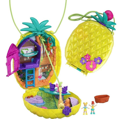 Polly Pocket Tropicool Pineapple Wearable Monedero