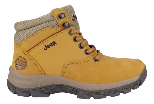 Bota Urbana Jeep Para Hombre 550 Nobuck Miel Confort Outdoor