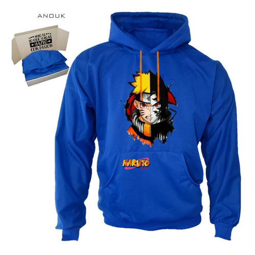 Imagen 7 de 10 de Buzo Hoodie Personalizado Saco Naruto Estampado Unisex
