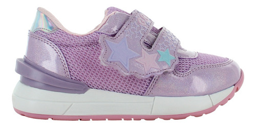 Tropicana Tenis Sneakers Estrellas Polipiel Lila Niña 82655 