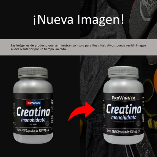 Imagen 4 de 8 de Creatina Monohidrato (150 Caps) Prowinner