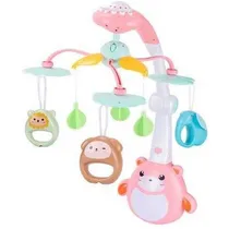 Comprar Movil Para Bebes Con Proyector Luces Control Sonidos Nuevos