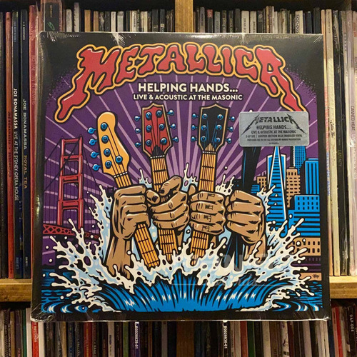 Metallica Helping Hands Live Edicion 2 Vinilos Color 