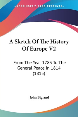 Libro A Sketch Of The History Of Europe V2: From The Year...