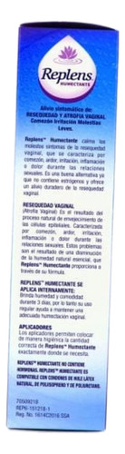 Replens Gel Humectante Vaginal 2.5 G Caja Con 6 Aplicadores