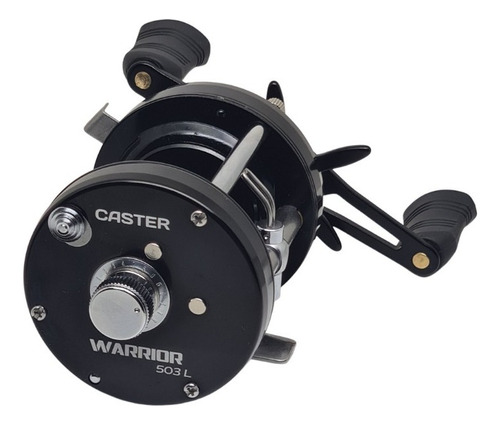 Reel Rotativo Caster Warrior 503 Aluminio 3 Rulemanes