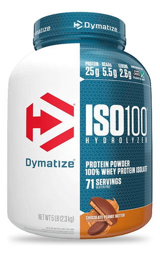 Proteína Dymatize Iso 100 5lb 2.3kg Varios Sabores