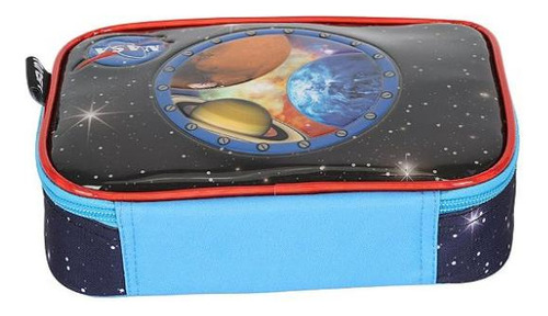 Estojo Box Baú Infantil Planetas Nasa Luxcel