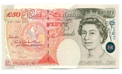 Inglaterra 50 Libras Coleccion Año 2006 Sin Circular Unc