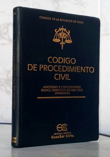 Código De Procedimiento Civil República Chile 2001 / Derecho (Usado)