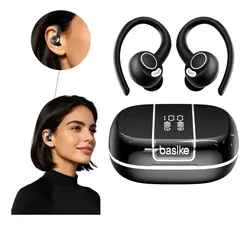 Fone de Ouvido Basike TWS Bluetooth Esportivo