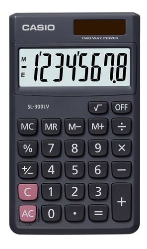 Calculadora Bolsillo Casio Sl-300lv Garantia Oficial 2 Años