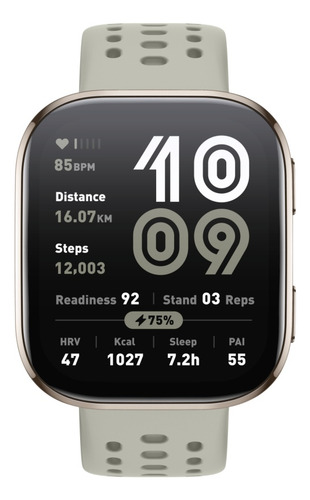 Amazfit Bip 6 Reloj Inteligente De 46 Mm, Batería De 14 Días, Visualización Amoled De 1.97 Pulgadas, Gps Y Mapas Gratuitos, Ai, Llamadas Y Texto Bluetooth, Rastreador De Salud, Fitness Y Sueño, Piedra