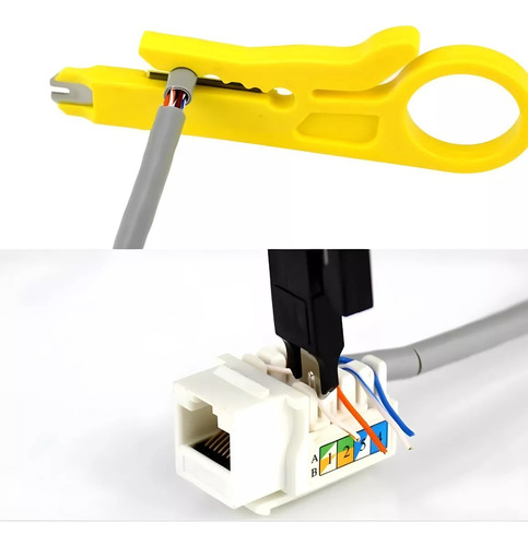 Alicate Crimpar Rj45 Rj11 Crimpador Cabo Rede + Desencapador