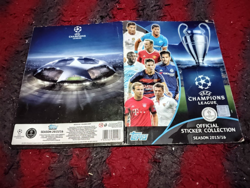 Champions League 2015/16 Album Topps Laminas Football Futbol (Usado)