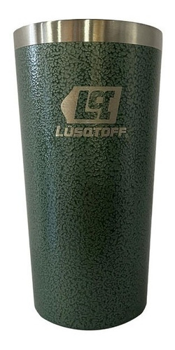 Vaso Térmico 430ml Verde Frio Calor Acero Lusqtoff Vtl430-8v