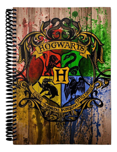 Cuaderno Libreta Anotador A6 Lisa - Hogwarts Harry Potter 45