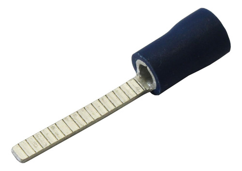 100x Terminal Pino Chato P/ Fio E Cabo1,5 A 2,5mm Pino 18mm