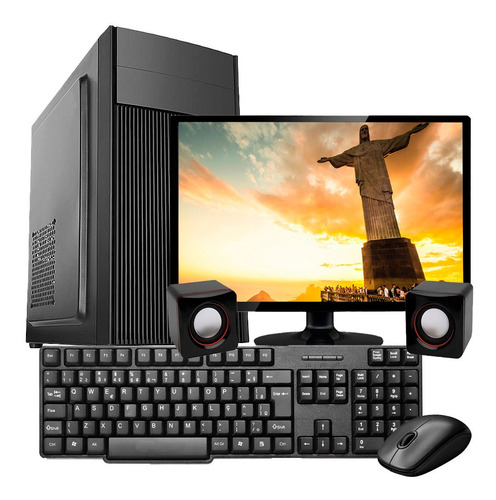 Imagem 1 de 5 de Computador Pc Completo Intel Core I5 4gb Hd 500 Monitor