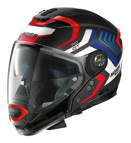Imagen 2 de 8 de Casco Nolan N70-2 Gt Spinnaker N-com 45 Multiproposito Mate