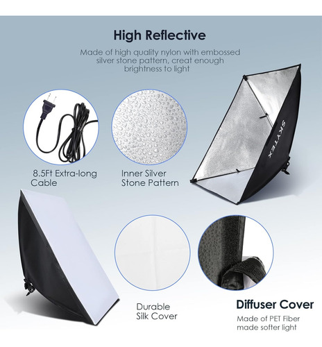 Kit Iluminacion Novedoso Tripie Conos Flash Luces Remotas