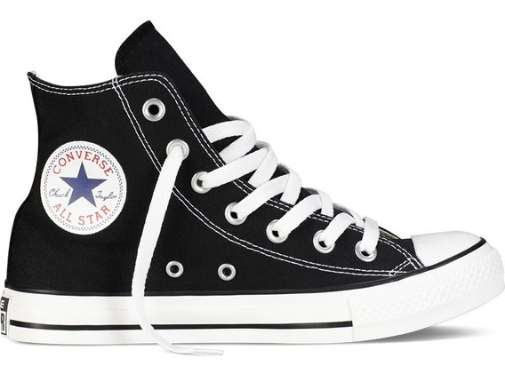 converse de bota negras