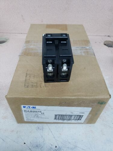 1- New Cutler Hammer Bab2070 2pole 70amp 240v Circuit Br Aan