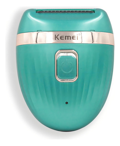 Rasuradora Afeitadora Kemei Recargable Para Dama Km-393 Verde