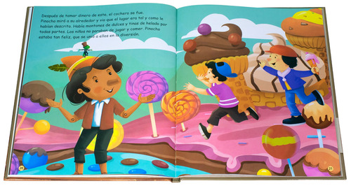 32 Páginas: Pinocho.: Cuento Infantil con 32 páginas : Pinocho, de Varios. Editorial Silver Dolphin (en español), tapa dura en español, 2022