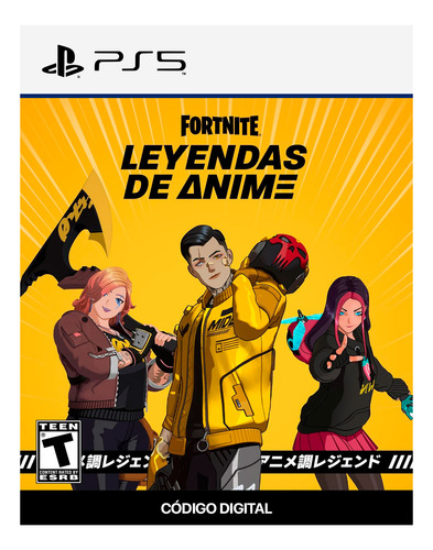 Fortnite Leyendas De Anime Playstation 5 Código Digital