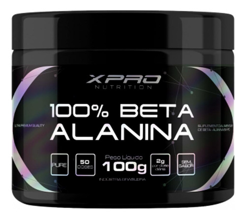 Beta Alanina 100% 100g - Xpro Nutrition Sabor Neutro