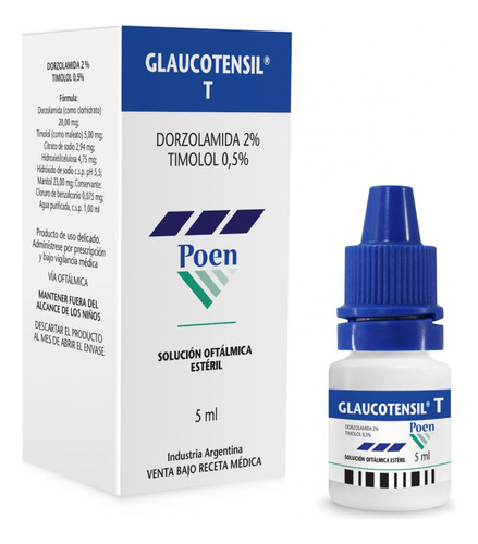 Glaucotensil® T 5ml | Gotas Oftálmicas