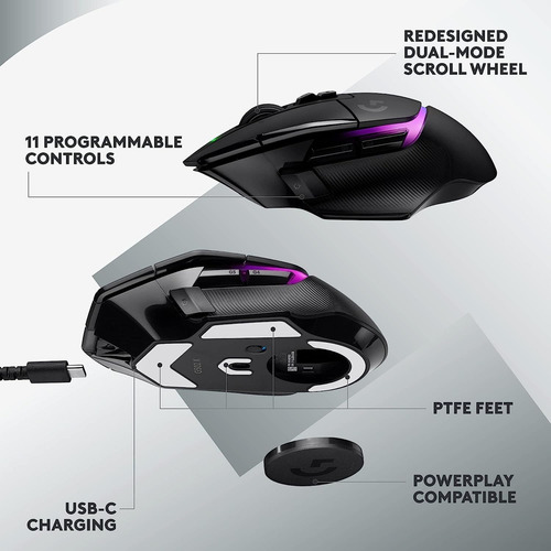 Mouse Para Juegos Logitech G502 X Plus Wireless Rgb