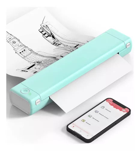  Phomemo Impresora térmica M04AS, impresora portátil sin tinta  para notas, impresora inalámbrica Bluetooth, compatible con papel de  15/53/80/4.331 in, 300 ppp, ideal para notas, notas, documentos, :  Productos de Oficina