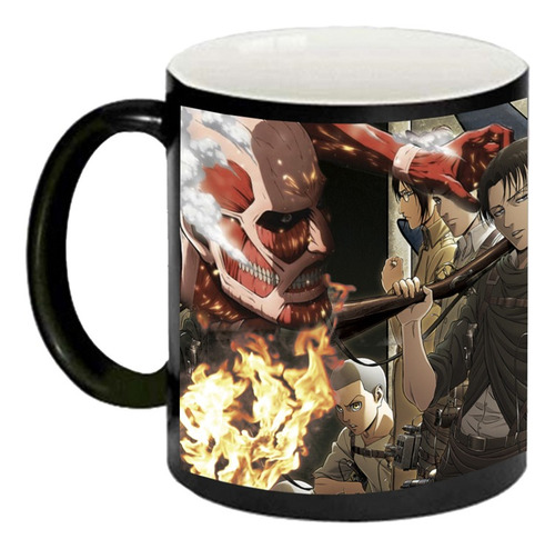Tazas Magicas Shingeki No Kyojin / Varios Modelo Eren - Levi
