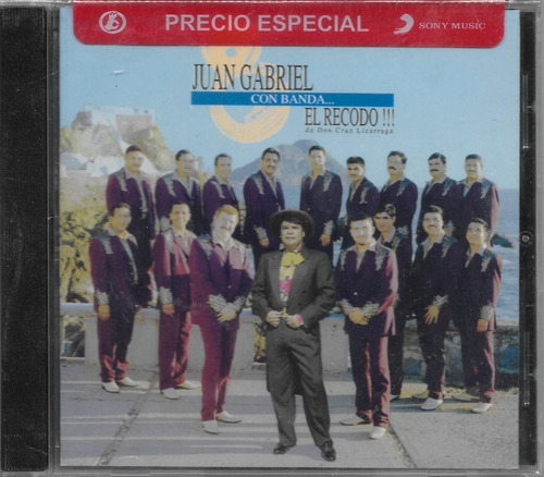 Juan Gabriel Con Banda El Recodo Cruz Lizarraga - Disco Cd