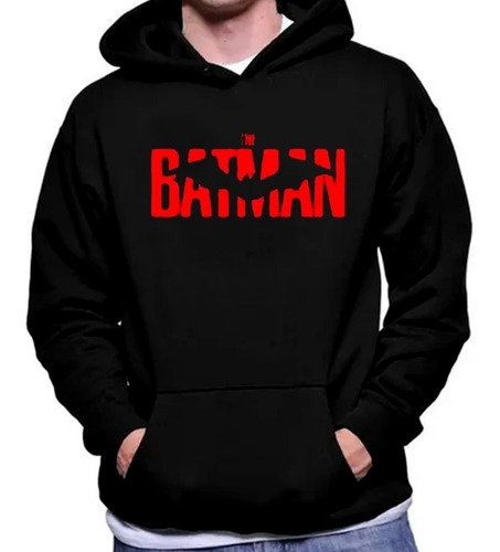 Imagen 2 de 3 de Poleron Estampado Batman Pelicula