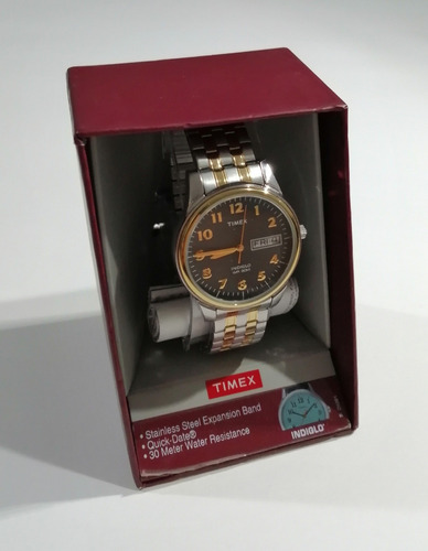 Timex Reloj Acero Charles Street Reloj Hombre T2n093 Timex