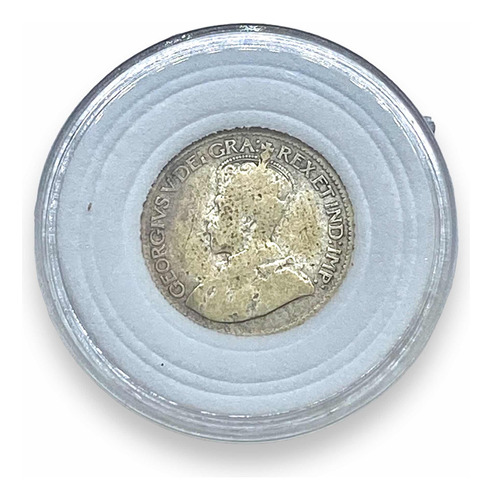 Moneda De Plata Ley .800 De 10 Centavos 1931? País De Canadá