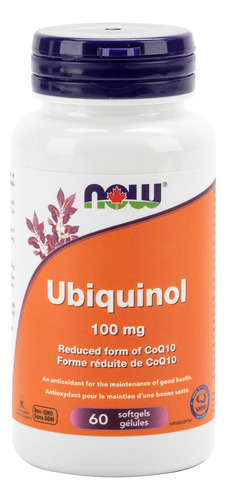 Ubiquinol Now 100 Mg,alta Biodisponibilidad 60 Caps