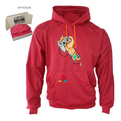 Imagen 6 de 10 de Buzo Hoodie Personalizable Saco Play Station Gamer Unisex
