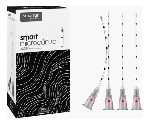 Microcânula 22g X 50mm Caixa 10 Unidades - Smart Gr - foto 1