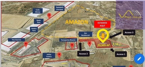 Imagen 1 de 17 de Terreno Industrial A Dos Minutos De La Caseta México-queréta