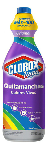 Caja Limpiador Clorox Ropa Color Aroma Floral De 930 Ml Con