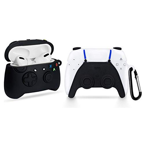 [2pack] Juego Controlador AirPods Pro Caso, 3d Lindo Bpl5z